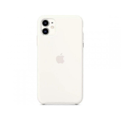 (White) Silicone Phone Case For Iphone 11 - ya