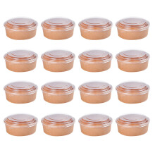 Kraft Container Kraft Paper Bowls Golden 50pack