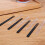 200pcs Wedding Cupcake Decor Two Tooth Fork Cake Picks Black 4