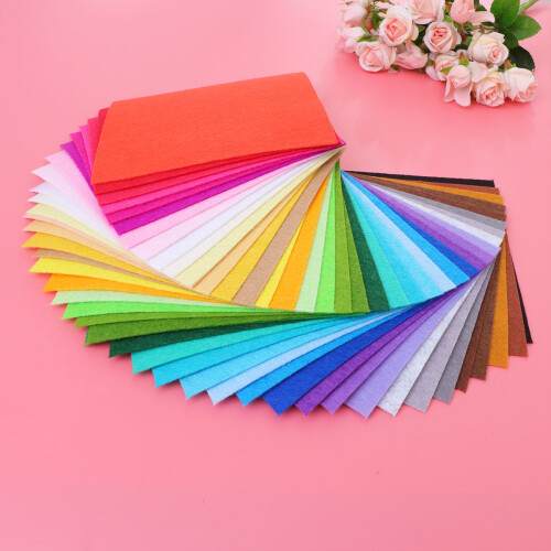 40pcs Felt Sheet Felt Cloth Felt Bag The Fabric Square 2