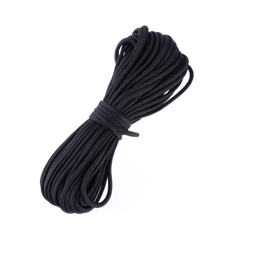 7Mcordage Paracord Noir Résistant, Idéal Pour Usage Extérieur