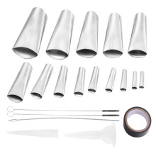Stainless Steel Rubber Nozzle Caulking Gun Pack