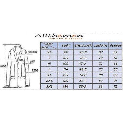(S, Red) Allthemen Men's Business Blazer Solid Slim Fit Jacket 1