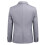 (S, Grey) Allthemen Men's Business Blazer Solid Slim Fit Jacket 4
