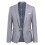 (S, Grey) Allthemen Men's Business Blazer Solid Slim Fit Jacket 1