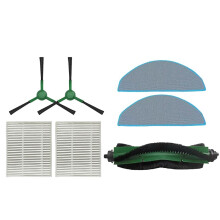 Replacement Parts Set - 7pcs Main Brush, Side Brush, HEPA Filter, Mop Cloth for Irobot Roomba Combo Essential RVG-Y1 Y0112/Y0140/Y0110 Q0120 Q011