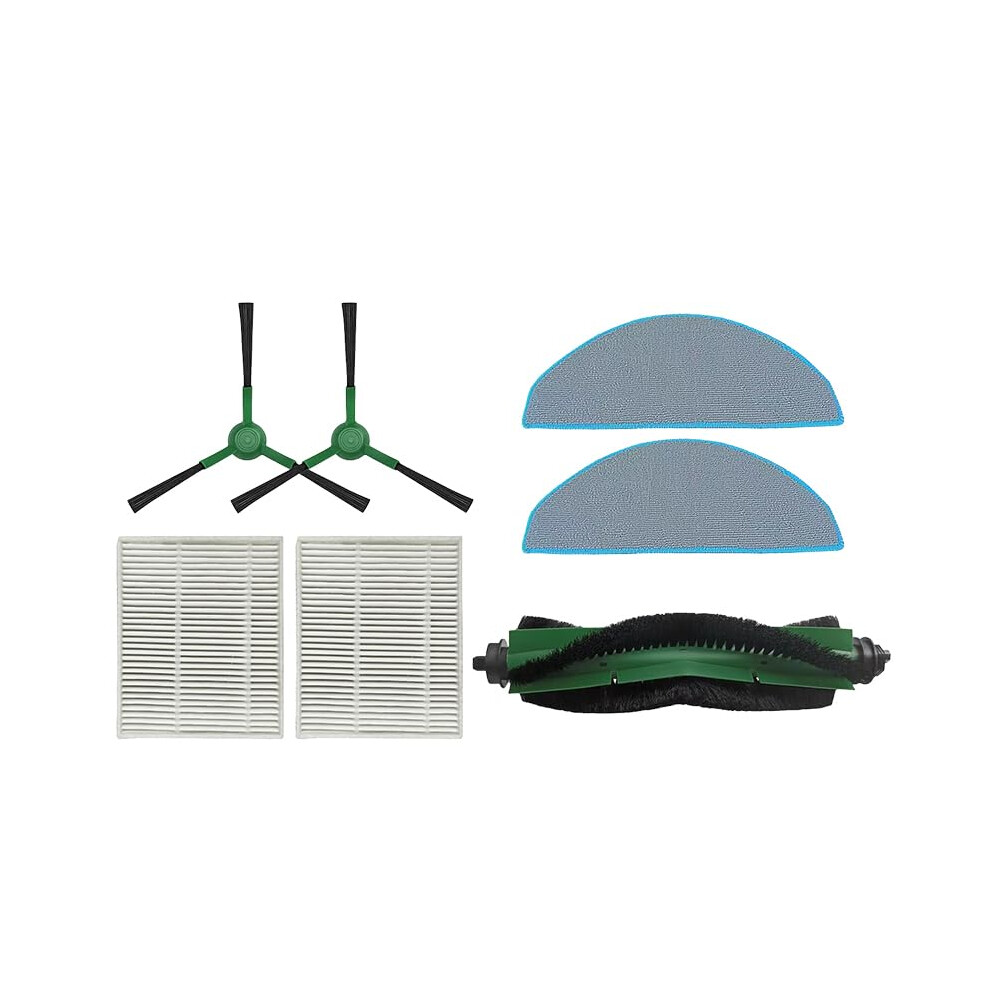 Replacement Parts Set - 7pcs Main Brush, Side Brush, HEPA Filter, Mop Cloth for Irobot Roomba Combo Essential RVG-Y1 Y0112/Y0140/Y0110 Q0120 Q011