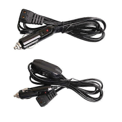 Car Compressor Refrigerator Line 12/24V Semiconductor Refrigerator Power Cord Cigarette Lighter Line, Specification: Without Switch 5m 1