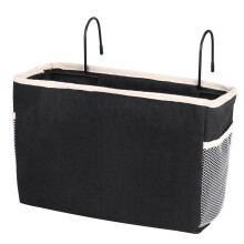 canvas bed storage bag for dorm car bed rails black