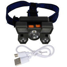 1St Lichtgewicht Hoofdlamp Met USB Voor Outdoor En