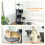 PawHut (Grey) PawHut 180cm Cat Tree Tower with Sisal Scratching Posts, Condos 7