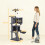 PawHut (Grey) PawHut 160cm Cat Tree Tower with Sisal Scratching Posts, Condos 3