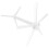 Noodle Dryer Foldable Plastic White Bracket 6