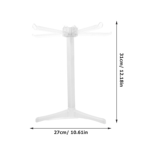 Noodle Dryer Foldable Plastic White Bracket 1