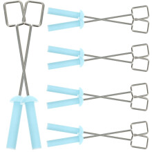 20Pcs High-Performance Black Pigment Mixer Head Plastic Steel for Home