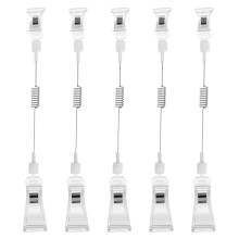 Masteelf 5 Pcs Supermarket Price Tag Display Product Merchandise Sign