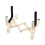 Violin Accessories Adjustable Stand For Wire Mic Podium White 1