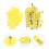 100pcs Sheep Ear Tag With Words Ear Tags Plastic 3
