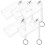 5 Sets Id Card Holder Transparent Hooks Documents Plastic 7