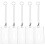 5 Sets Id Card Holder Transparent Hooks Documents Plastic 1