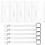 5 Sets Id Card Holder Transparent Hooks Documents Plastic 11