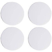 4pcs Oil Painting Frame Wood White Blank Canvas Board