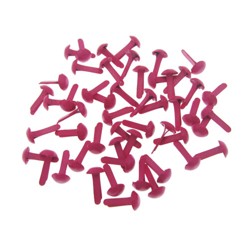 500Pcs Double Claw Nails Mini Brads Assorted Colors for DIY Crafting