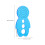 5 Pcs Hole-Free Towel Rack Drying Roll Paper Tray 3
