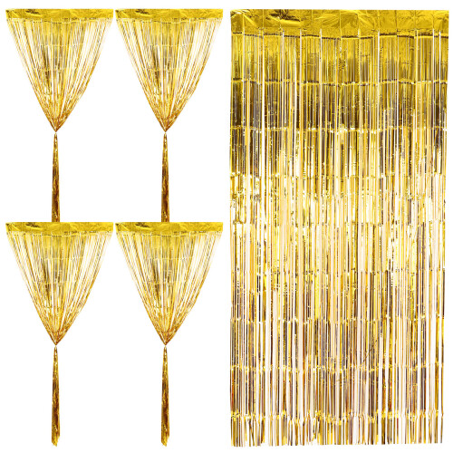 2 Pcs Decorations Backdrop Curtains Streamer Baby