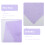 Double-Sided Origami Paper Paper Folding Lavender 40 Sheets 9