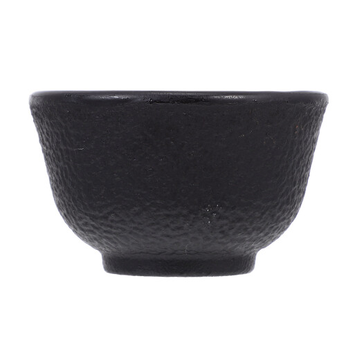 Vintage Tea Cup Cast Iron Black 1pcs 2.0x2.0x1.3in