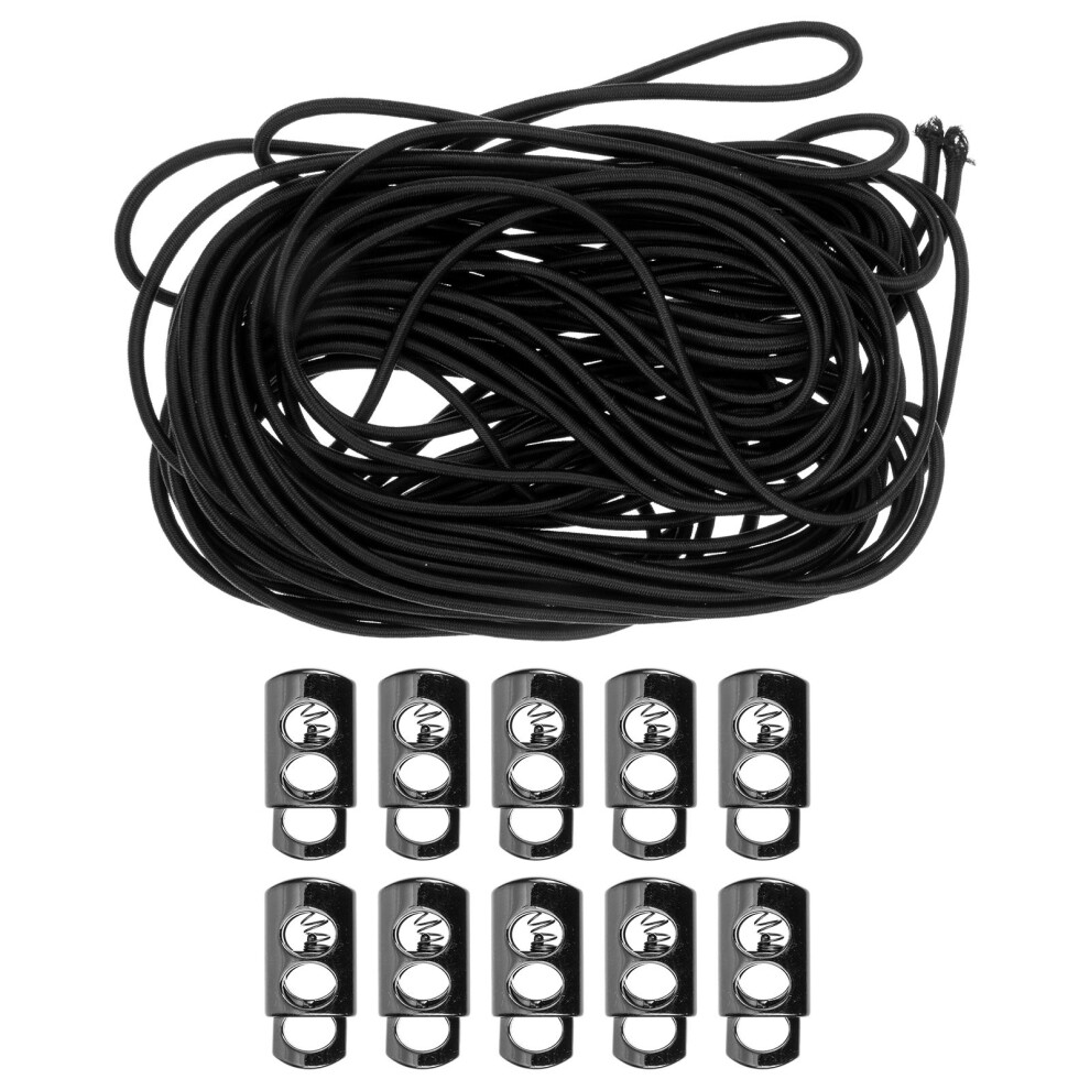 Swim Goggles Strap 10 Sets Bungee Cords With Lock Clamp