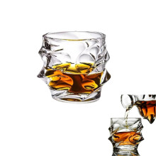 Japanese Crystal Whisky Glass - Old Fashioned Whiskey Glass, 10oz Bourbon Gift for Men, Whiskey Tasting Glass Set (1PC)