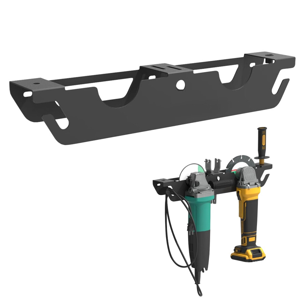 Metal Angle Grinder Holder Wall Mount Storage Rack Organizer For Workshop Garage Shed Compatible With Most Angle Grinders 6482260886572