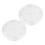 Family Turntable Acrylic Transparent 2pcs 9