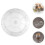 Family Turntable Acrylic Transparent 2pcs 4