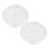Family Turntable Acrylic Transparent 2pcs 8