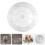 Family Turntable Acrylic Transparent 2pcs 2