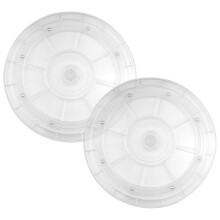 Family Turntable Acrylic Transparent 2pcs