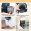 Electric Cheese Grater,Multifunctional Electric Slicer,Vegetable Slicer, Salad Maker,Food Processor 2