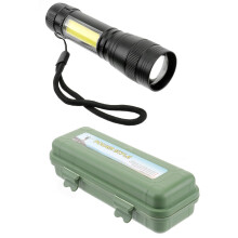 3Set Mini Zaklamp Met Zoomfunctie Voor En