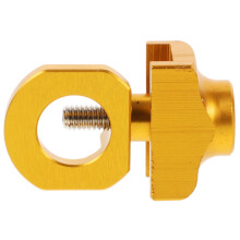 Golden Aluminum Bike Chain Tensioner Adjustable Single Speed Tool