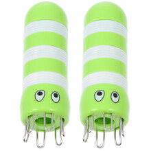 2Pcs Durable Plastic Knitting Machine Yarn Weaver Light Green