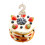 1Bougie Chiffre 2 Or Pour Décoration Gâteau 3