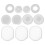 Raindrops  Earlobe Comfortable Clip On Earrings Painproof Gaskets 1