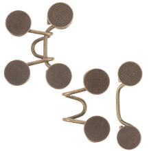 2pcs Waist Button Extend Alloy Skirt