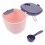 Blue Portable Baby Snack Container Protein Powder Dispenser 1