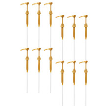 12Pcs Syrup Pumps PP Material Assorted Colors for Home Kitchen Use