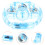 Light-Up Tambourines Handbell Plastic 2pcs 2