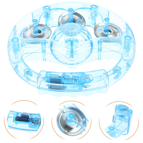 Light-Up Tambourines Handbell Plastic 2pcs 1